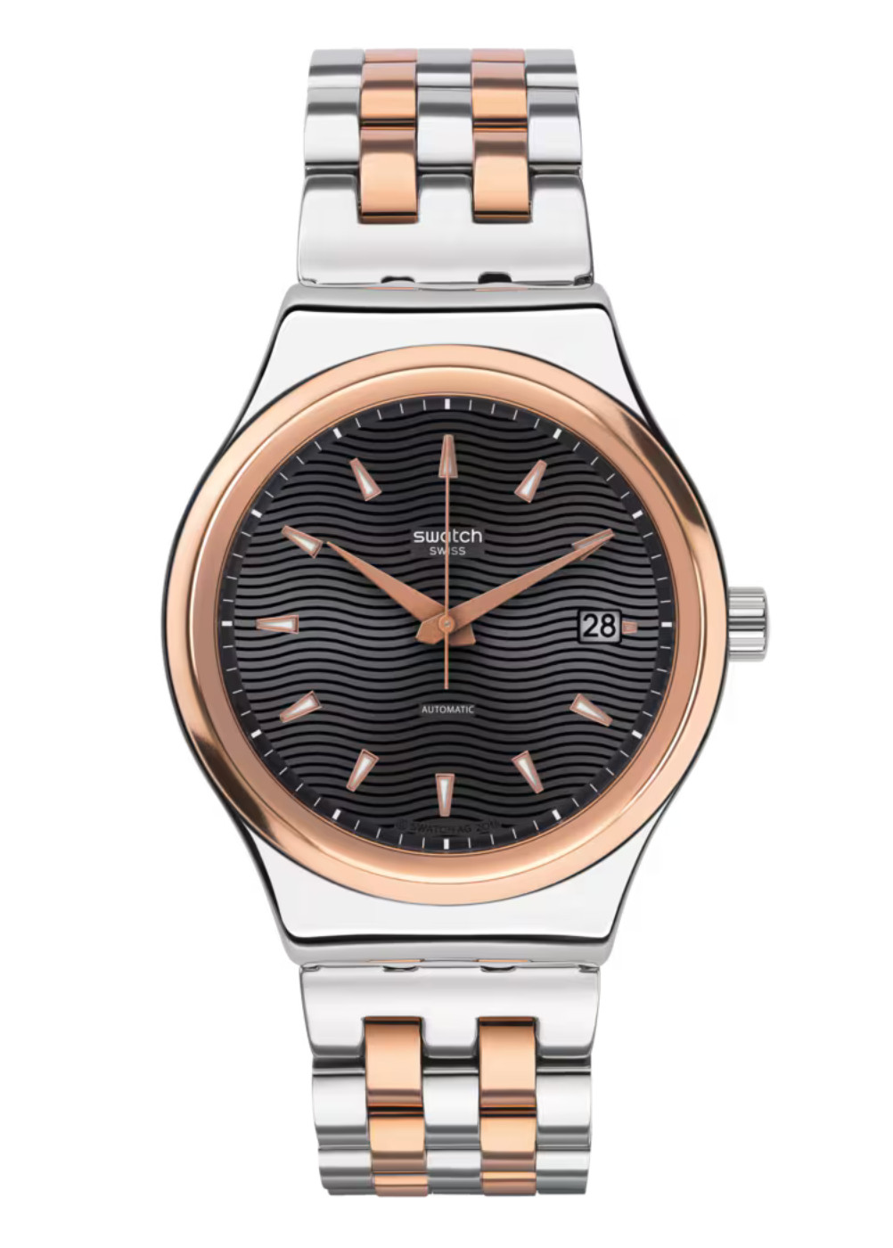 New Limited Swiss Made Automatic Sistem Tux 42MM YIS405G Stainless Gold CoLored
