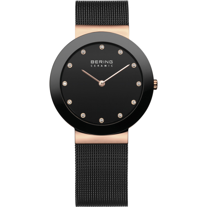 Bering Time Ceramic Polished Rosegold 11435-166 (WARRANTY & FEDEX 2 DAY)