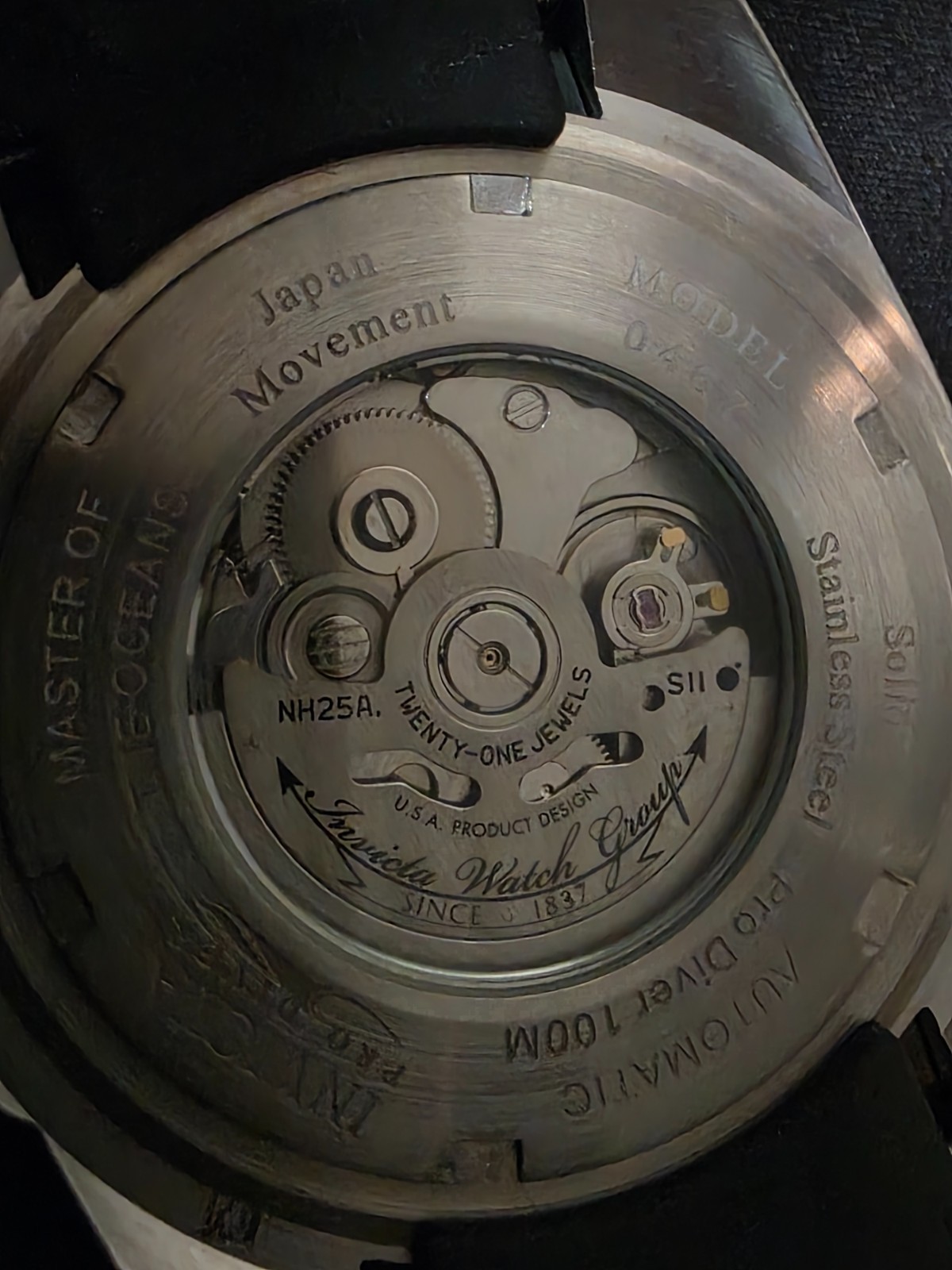 Invicta Men’s PRO-DIVER Mother of Pearl Dial Automatic Wristwatch – 0467