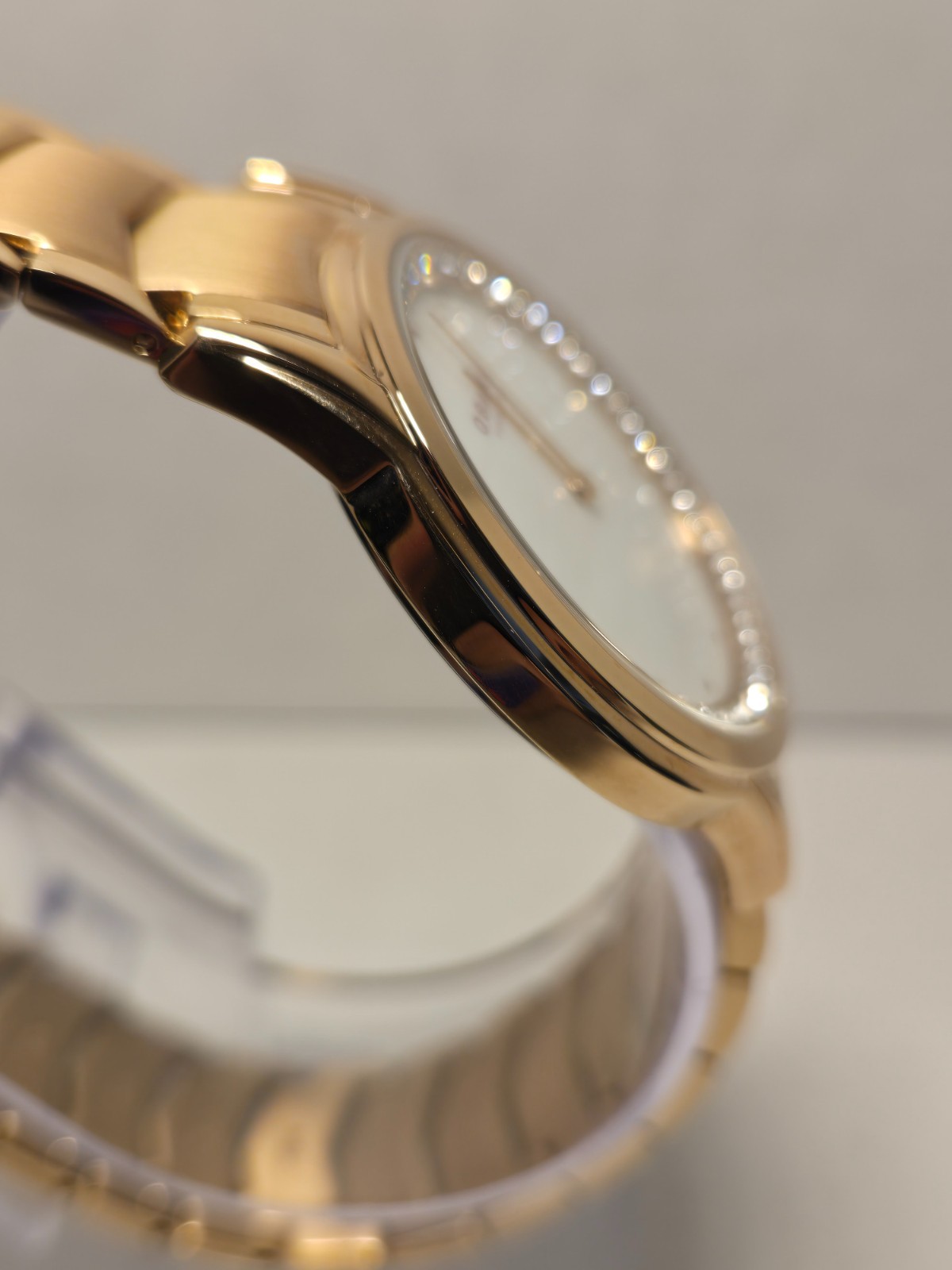 Obaku-Denmark Jasmin-Fuchsia Steel Rose Gold w/ Mother of Pearl Dial 35mm New!