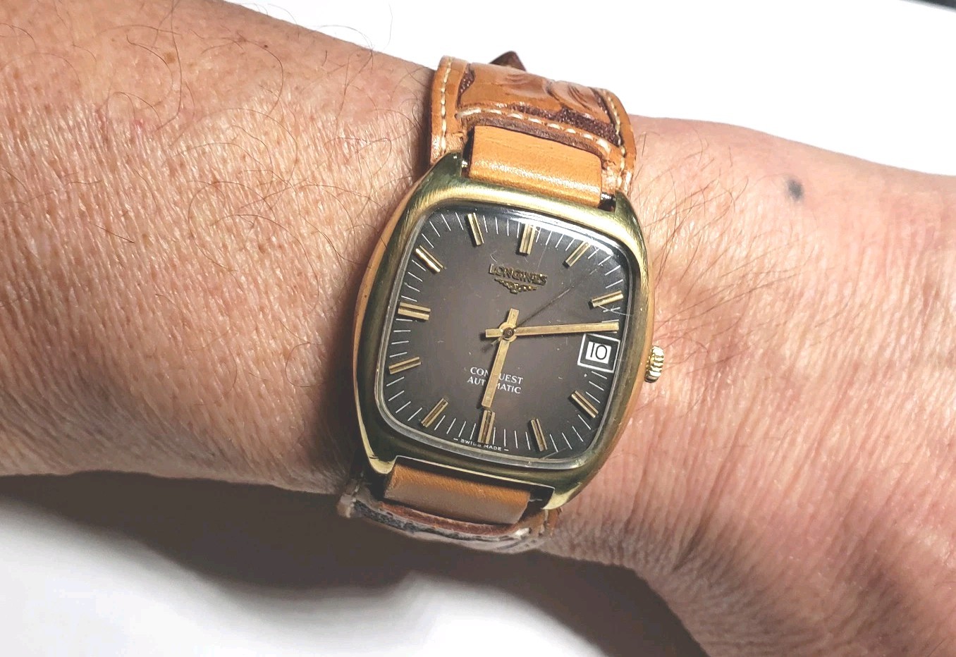 Vintage Longines Conquest 25 Jelews Automatic L633.1 Rare