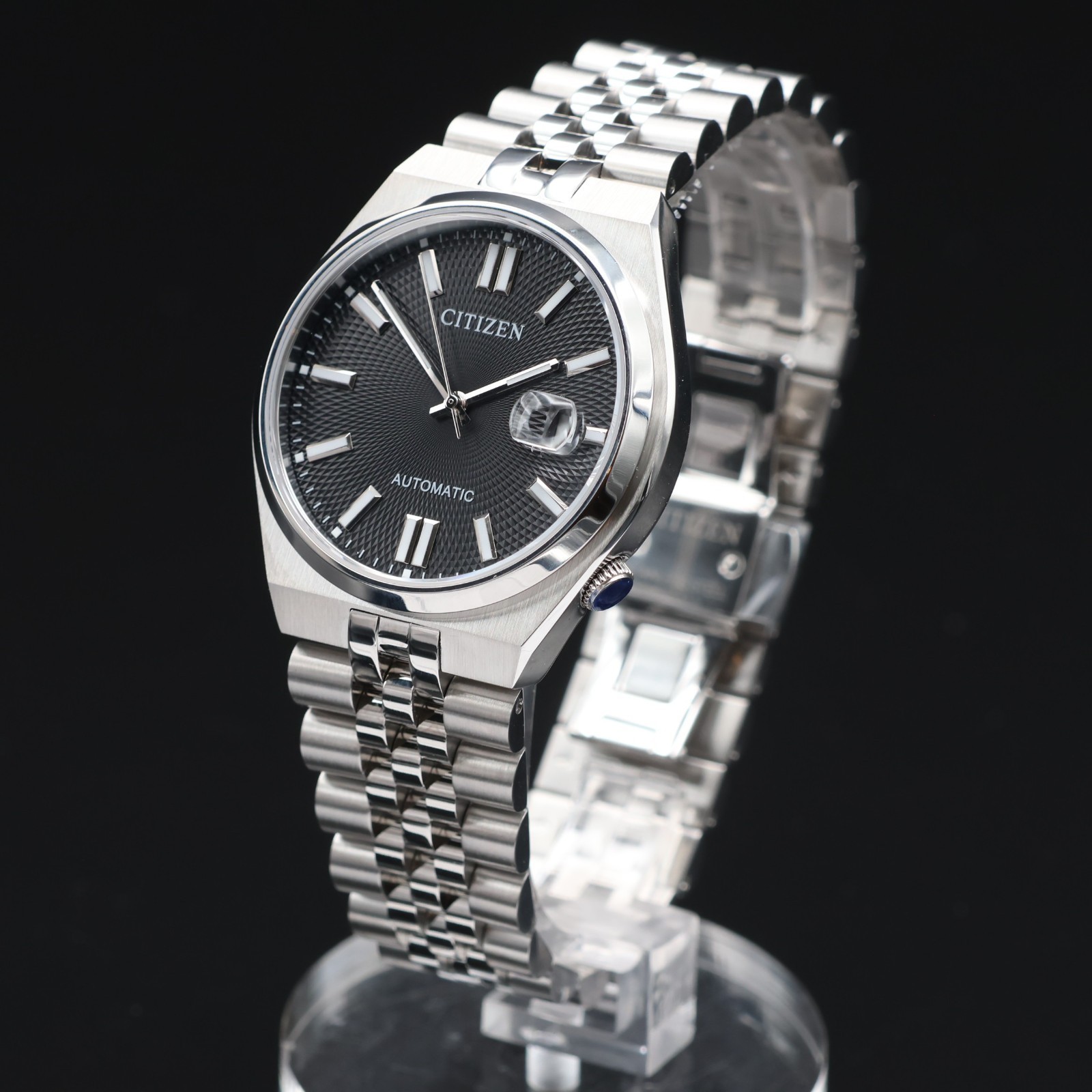 Citizen Tsuyosa NK0020-55E Automatic Black Dial 40mm Stainless Steel Watch NIB⚫