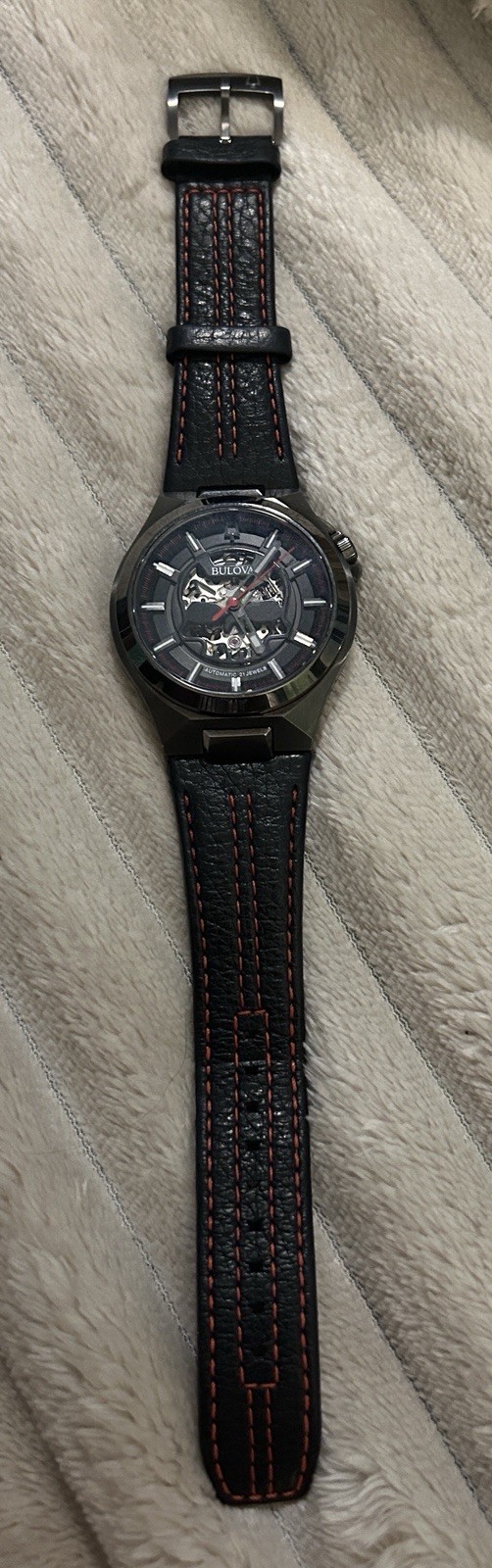Bulova Maquina Automatic Skeleton Dial 46mm