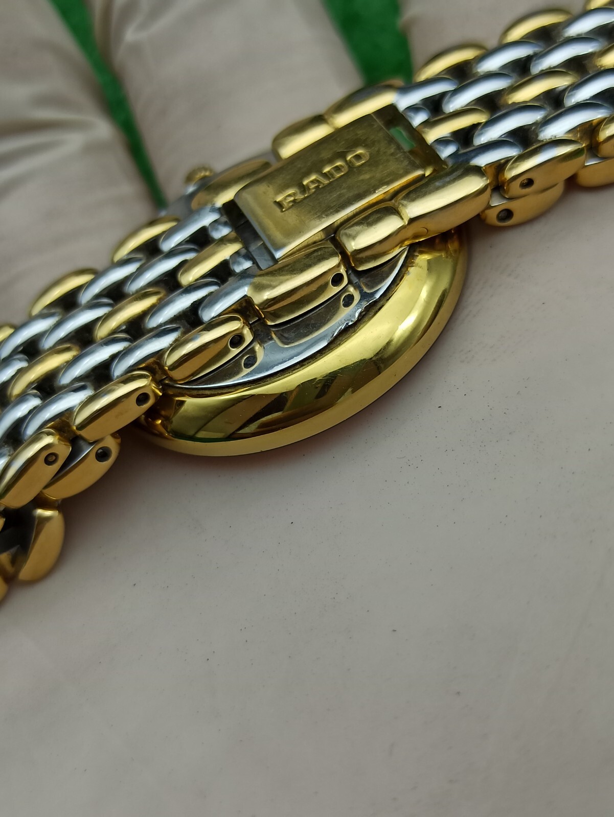 Iconic Model Rado Florence Classic Watch & Half-Gold Swiss Movement 80s Quartz