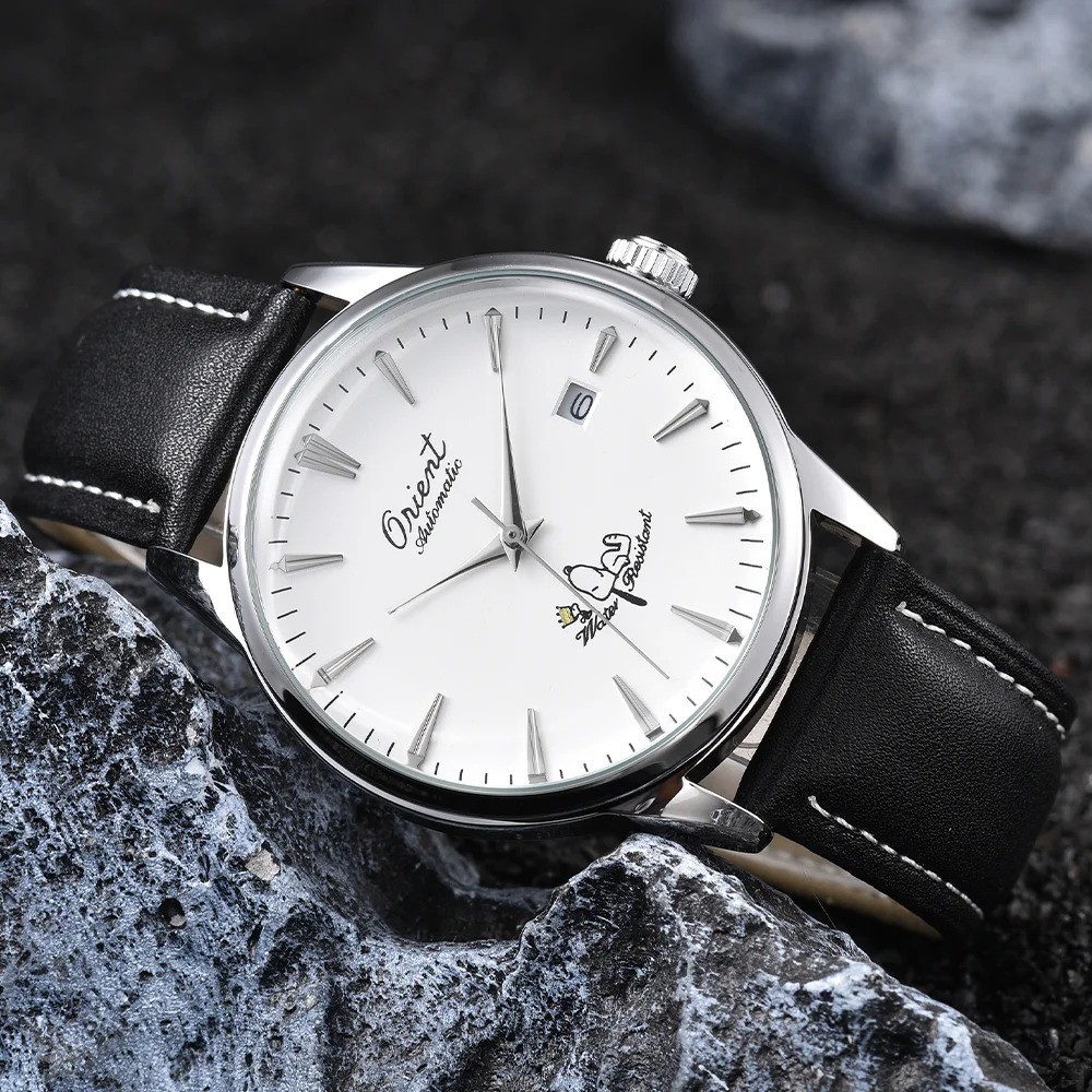 Orient Watch Japan Movement Men Luxury Gift Automatic Mechanical Leather Strap