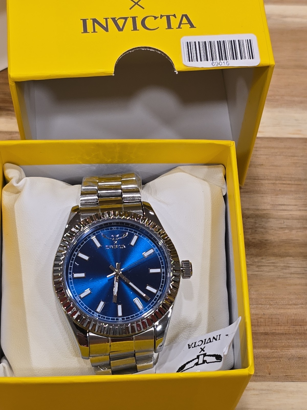 Invicta Specialty I Men’s Watch 40mm Stainless W/Blue Dial 69015 New!!