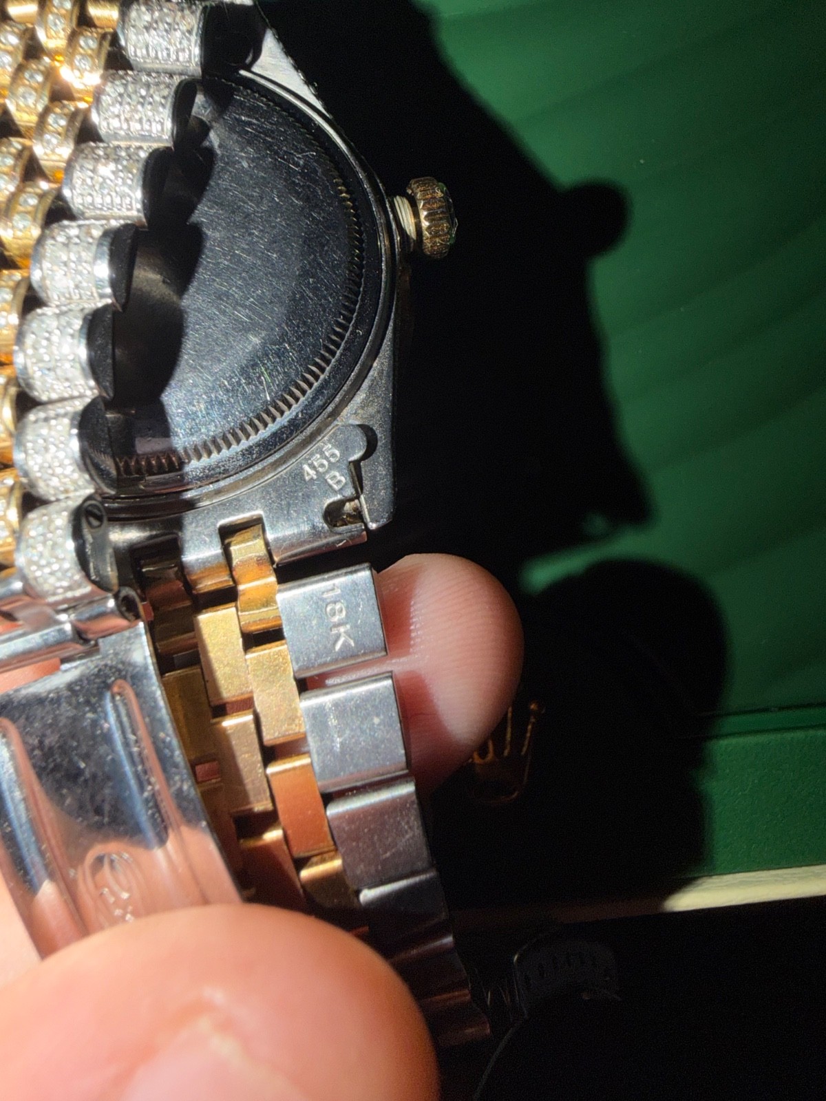 rolex datejust 36mm jubilee two tone diamond arabic dial