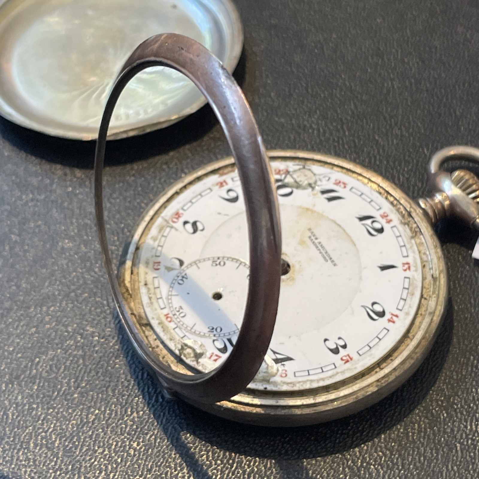 Vintage Norwegian Pocket Watch project or Sterling Silver scrap Hans Amundsen