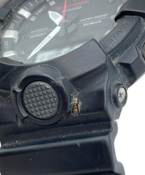 Casio G-SHOCK GA-800 Digital Watch Black Resin Band 3cm Dial