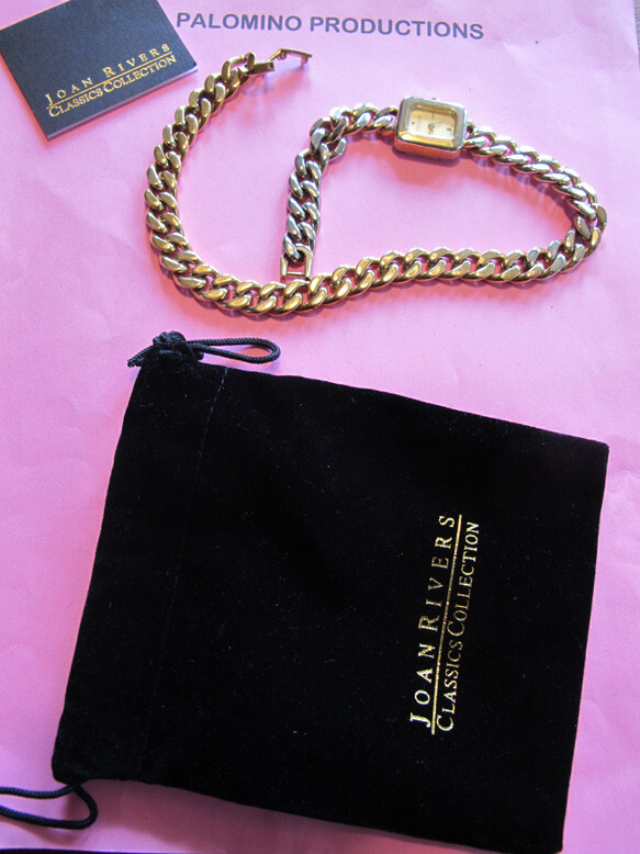 Joan Rivers Watch Double Wrap GT Curb Link 25th Anniversary Vintage W Box FREE H