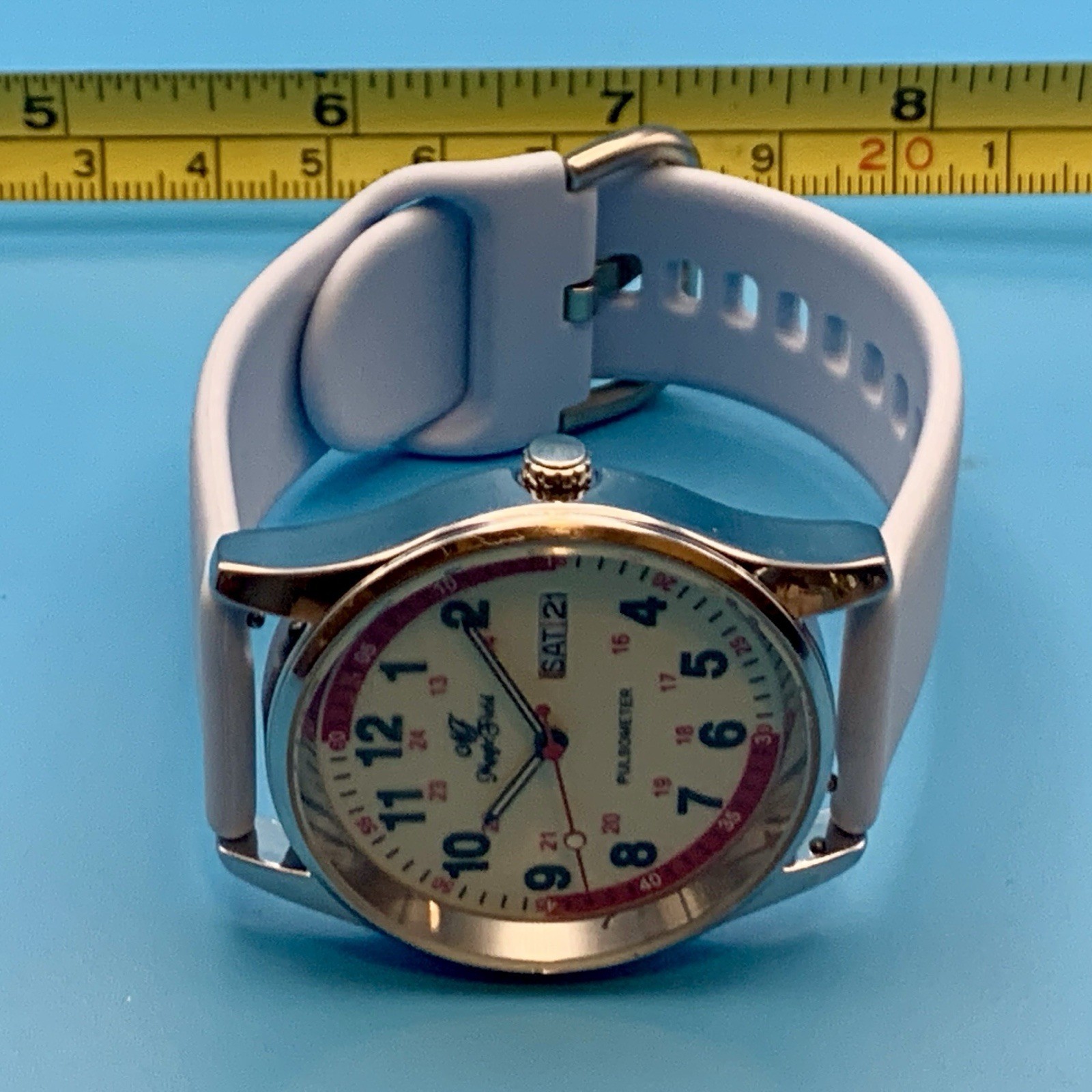 MF MAGIC FIELD PULSOMETER Men’s Women’s Nurse Doctor Field Watch Works New Batt
