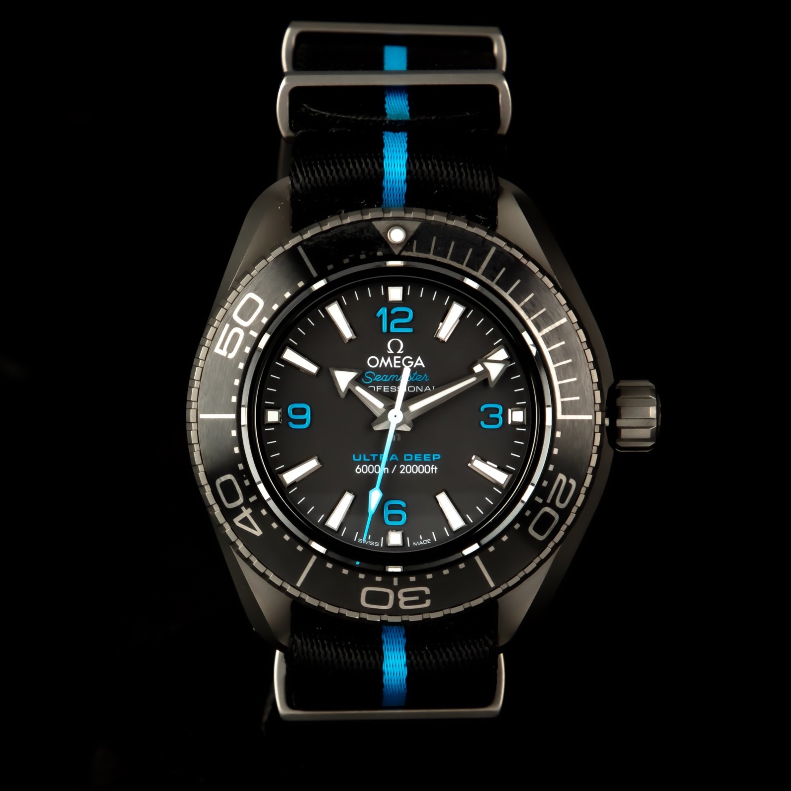OMEGA Seamaster Planet Ocean 6000M 215.92.46.21.01.001 Ultra Deep MSRP $15,300