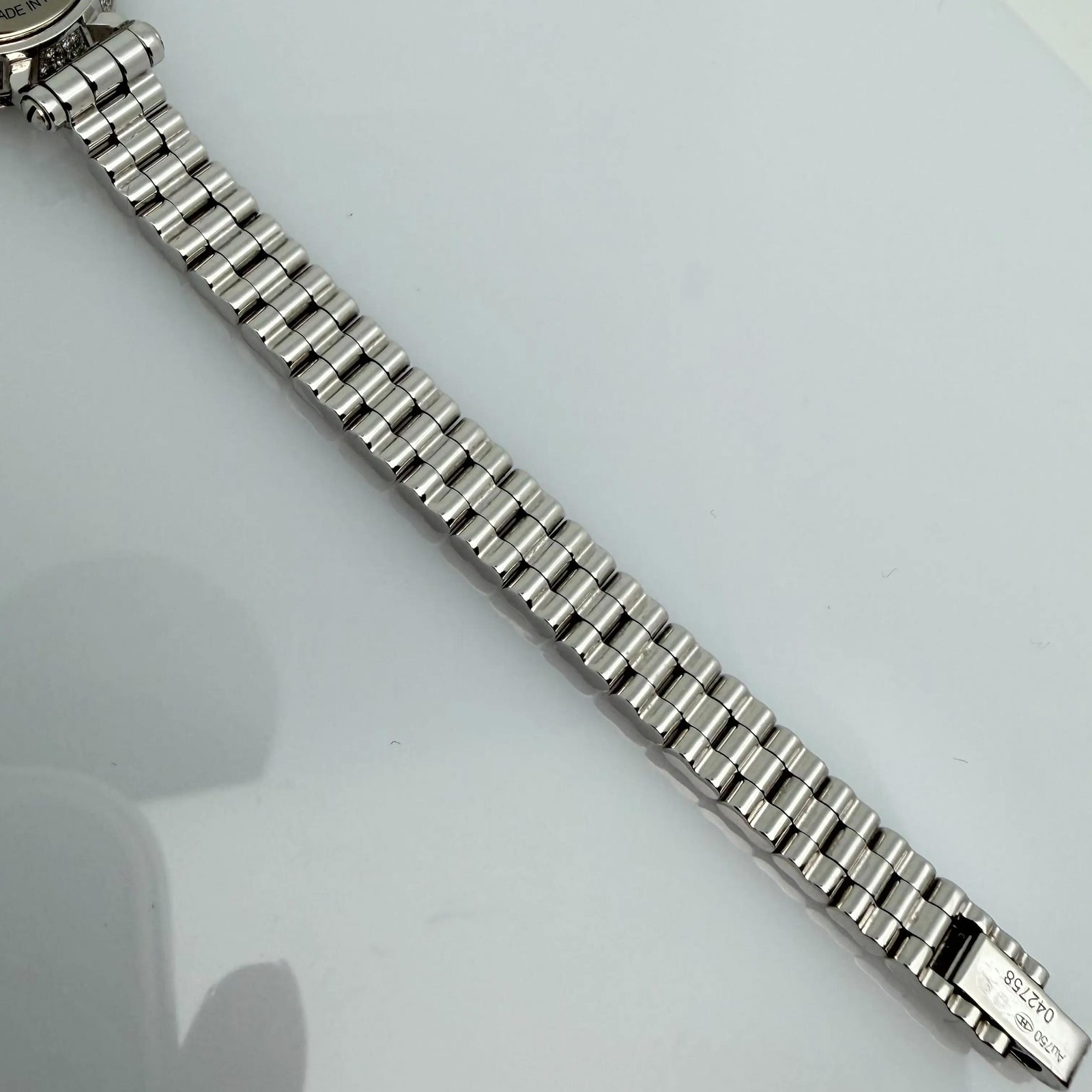 Hermes W049640WW00 Faubourg Joaillerie 16.3 Blue Aventurine Dial 18K Gold Watch