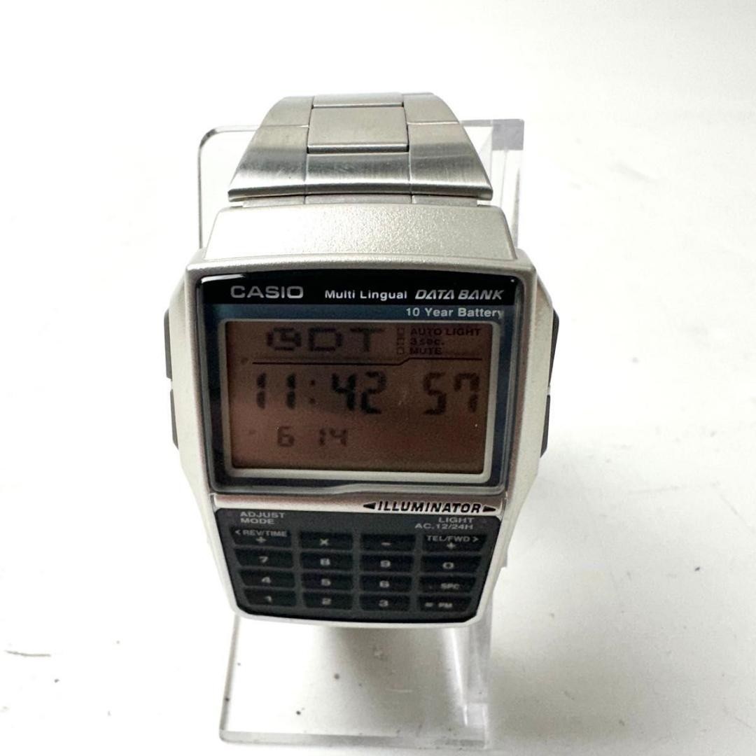 Casio DBC-32 Data Bank Digital Calculator Watch Stainless Steel