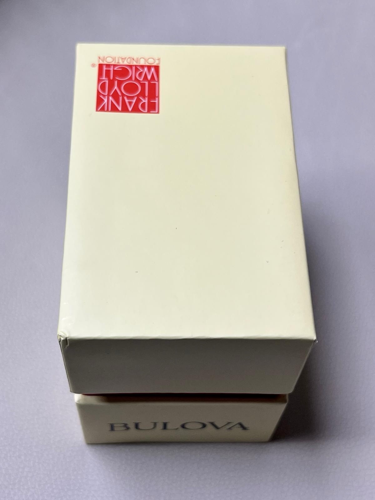 Bulova FRANK LLOYD WRIGHT December Gifts 1927 Men’s Watch 35 MM 96A223 NEW