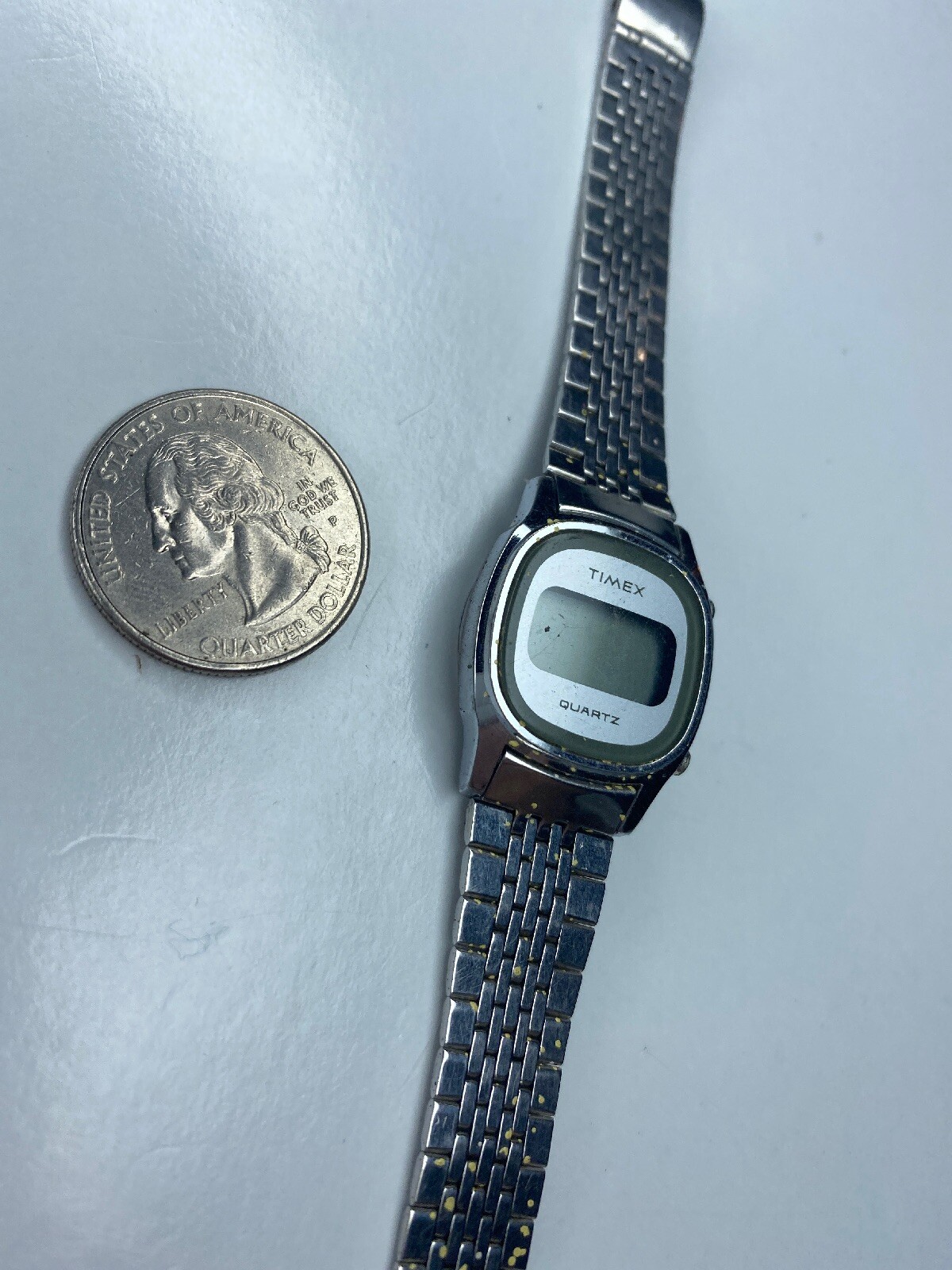 E Timex L Cell Philippines Stainless Ladies LCD Untested