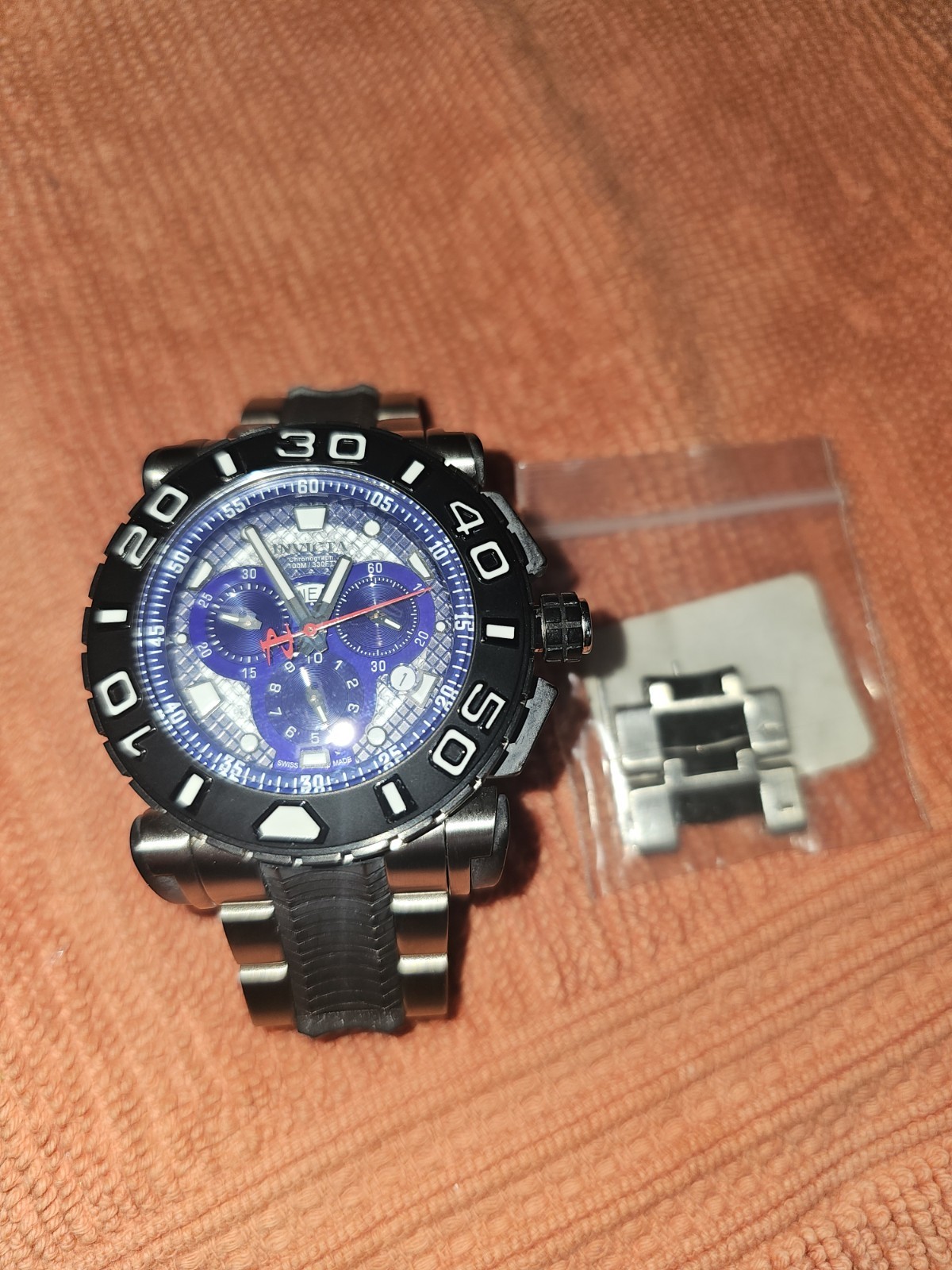 Invicta Reserve 6311 Swiss Movement Flame-Fusion Crystal Watch