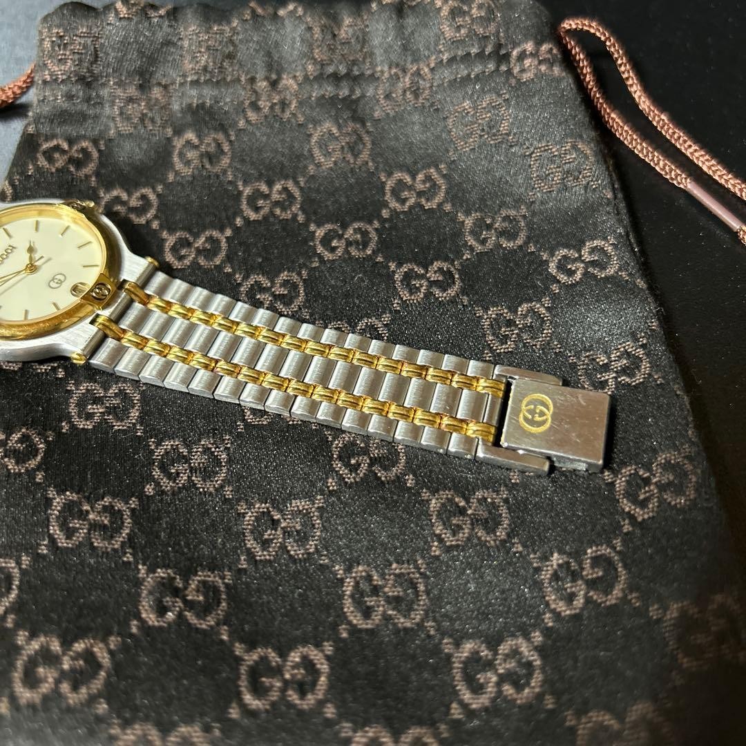 GUCCI Watch, Quartz, Two-Tone From,Japan