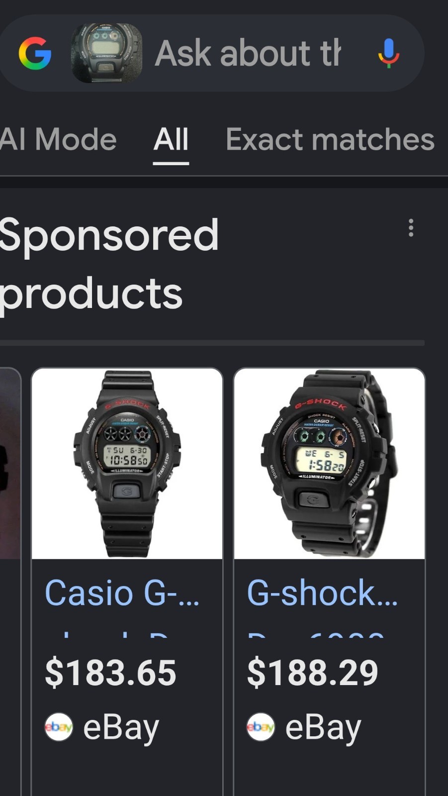 95′ Original Casio G-Shock Men’s Digital Watch – DW-6900-1V