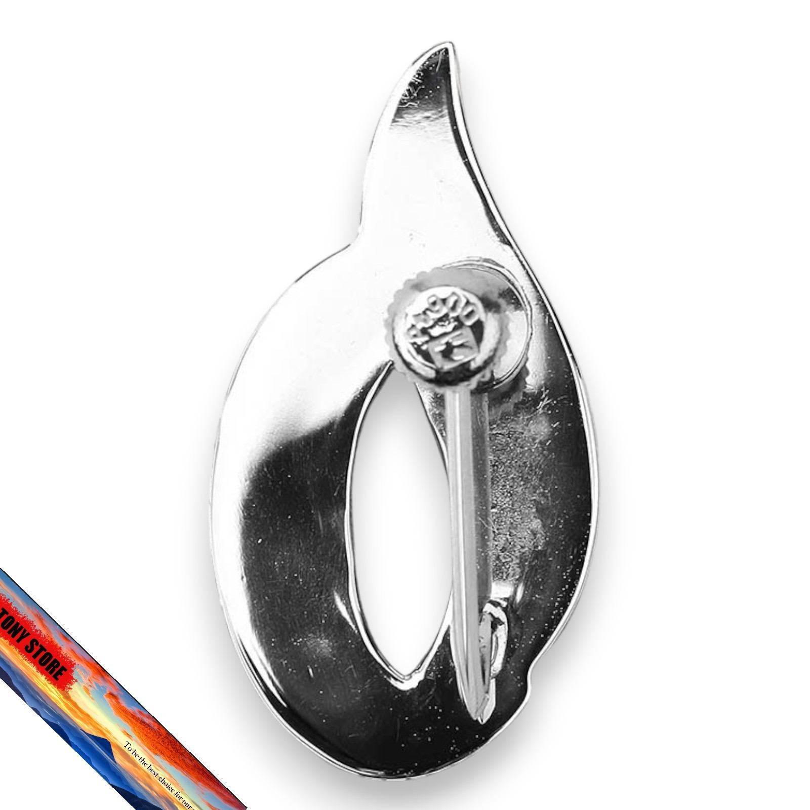 Seiko Pt900 Platinum Earrings S Design Approx 24.8×13.2mm OK