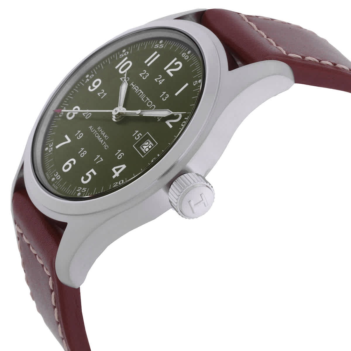 Hamilton Khaki Field Automatic Green Dial Watch H70605560