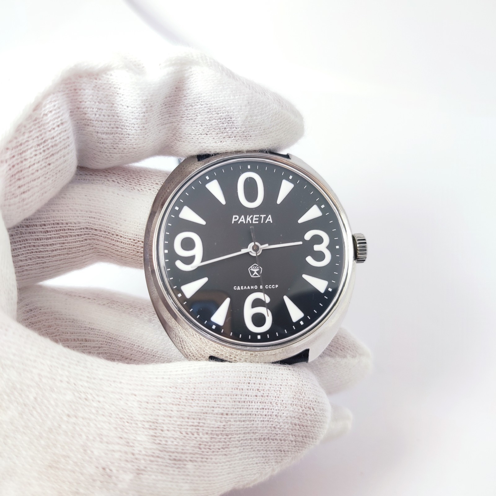⭐ Vintage Soviet watch Raketa ZERO mechanical 2609.HA 18 jewels made in USSR 80s