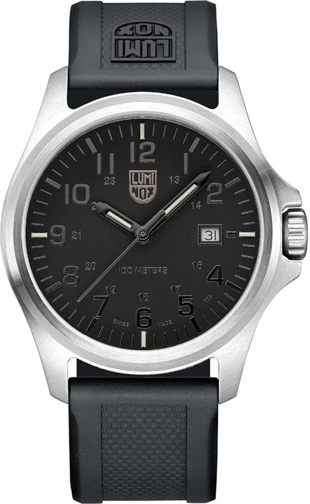 Luminox X2.2502 PATAGONIA STEEL 2500 Series 43mm silver black PU Men’s Watch NEW