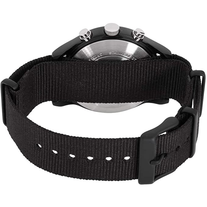 Timex MK1 Aluminum Chronograph 40mm Fabric Strap Watch TW2R67700