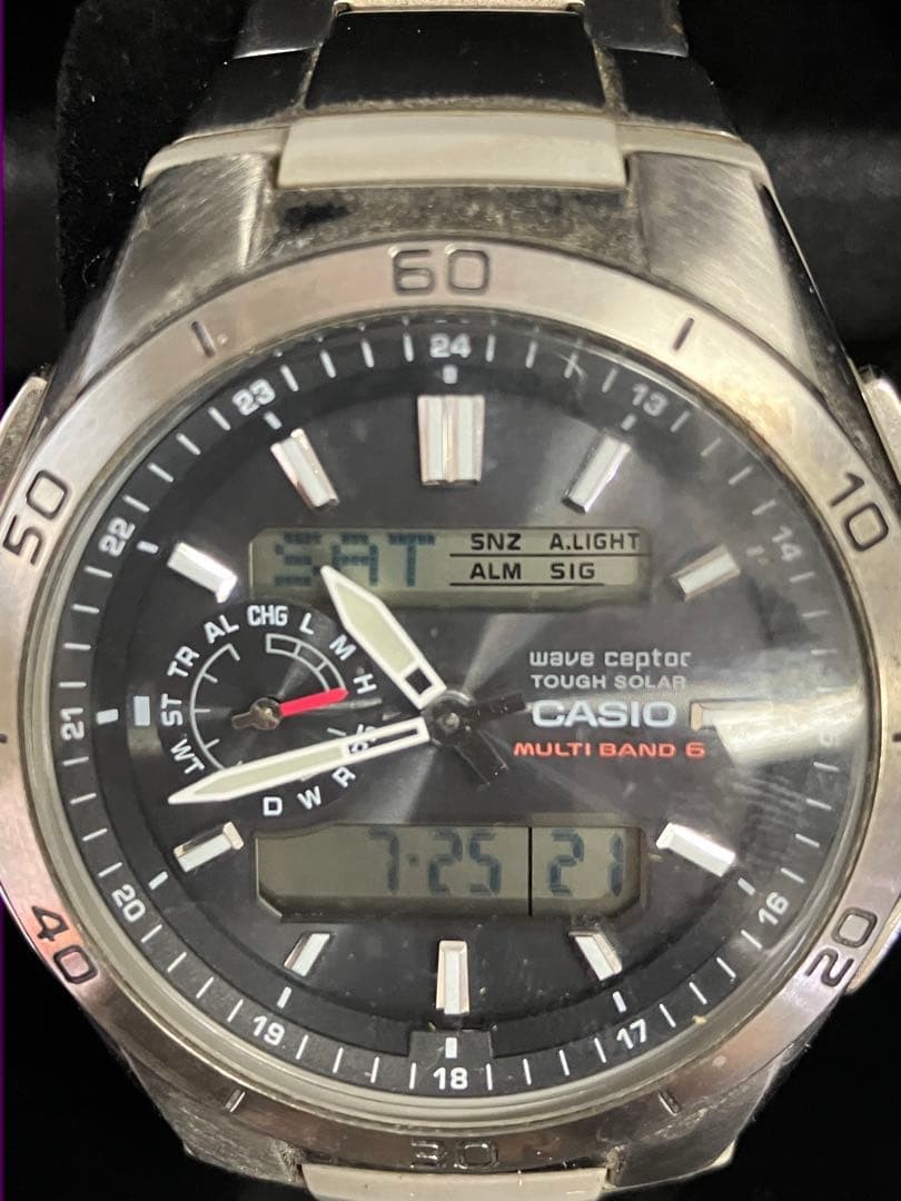 CASIO Wave Ceptor Tough Solar Radio-Controlled Watch From Japan