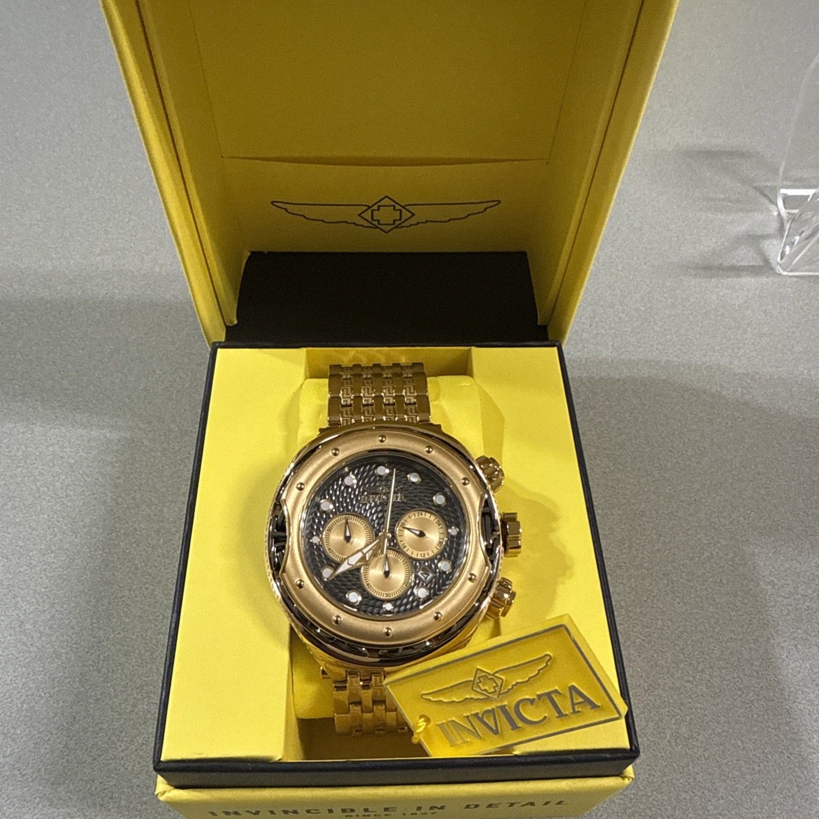 Invicta Bolt Colossus 51 mm, Titanium & Gold Tone, Quartz $699 msrp $409 online