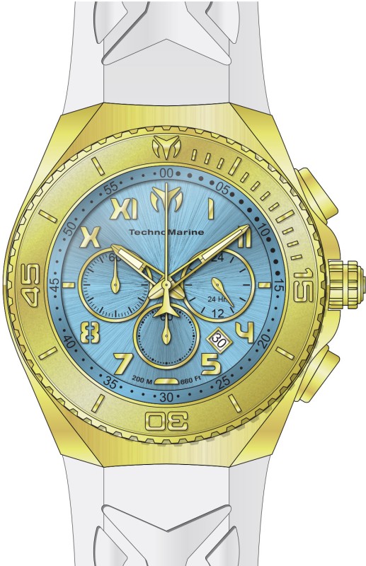 TechnoMarine Men’s Manta Ocean 48mm Quartz Watch TM-225009