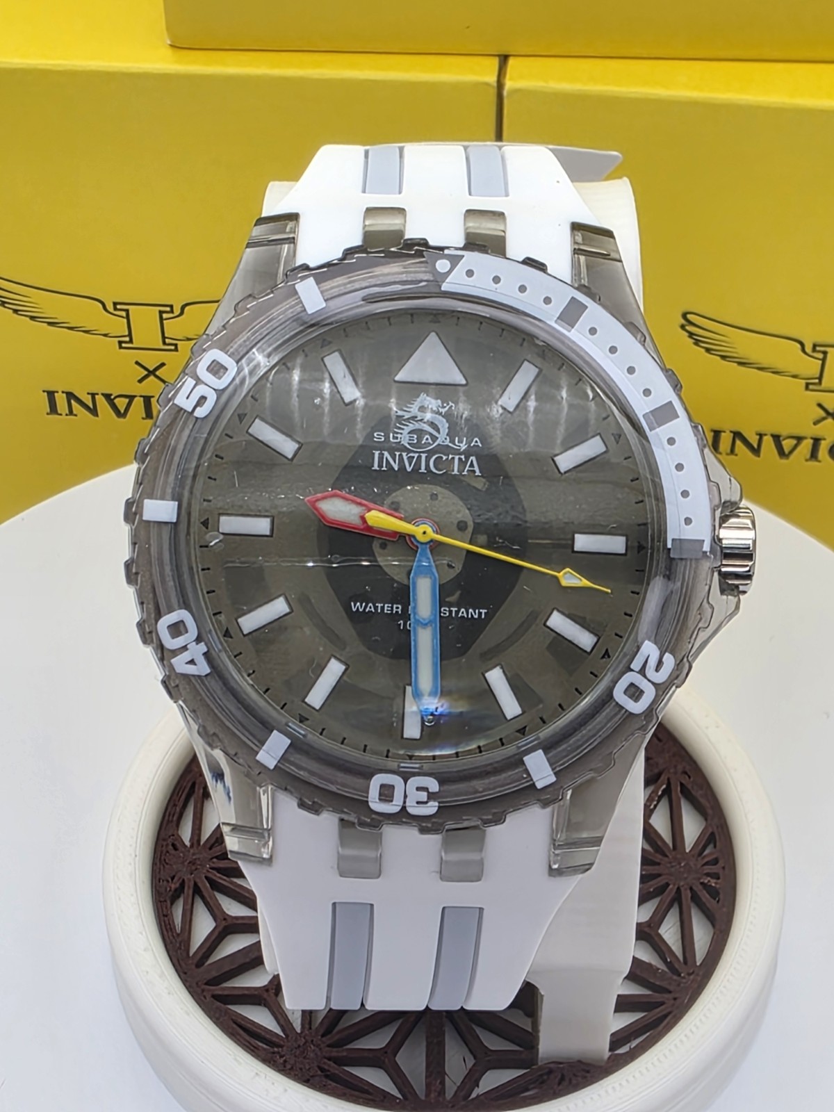 Invicta Subaqua Chromamode Men’s Watch – 44mm Gray/White 69448 New