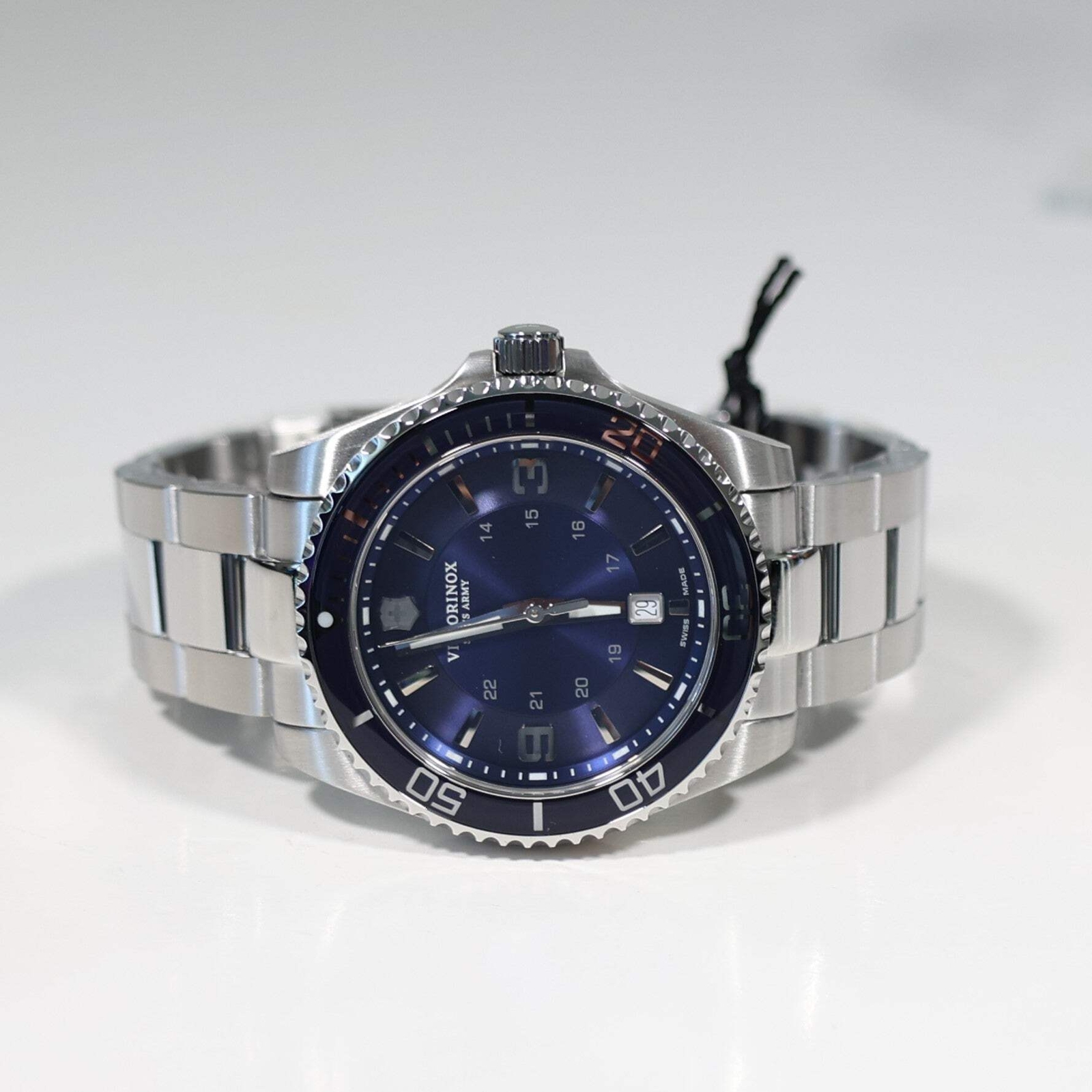 Victorinox Maverick 43MM Men’s Blue Dial Stainless Steel Watch 242007