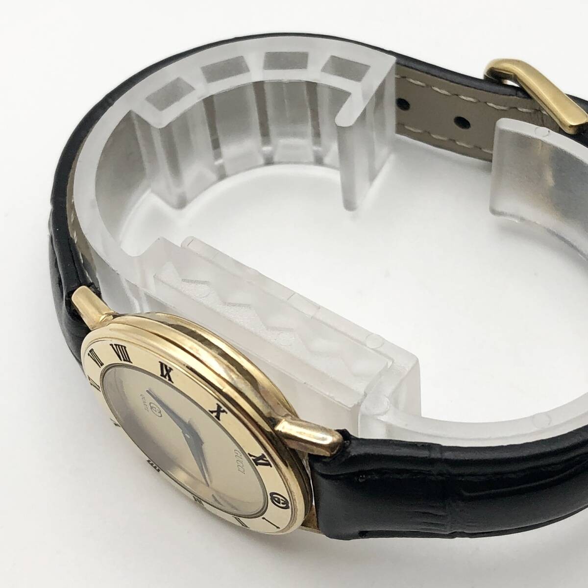 GUCCI Good condition Operational GUCCI(Gucci) 3001L ladies’ gold quartz wristwa