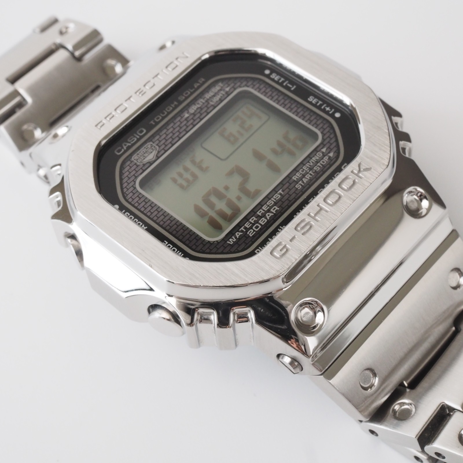 Casio G-Shock GMW-B5000D-1DR Solar Full Metal Radio Men’s Used Box