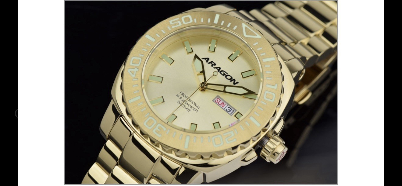 Aragon Parma Gold Automatic 48mm