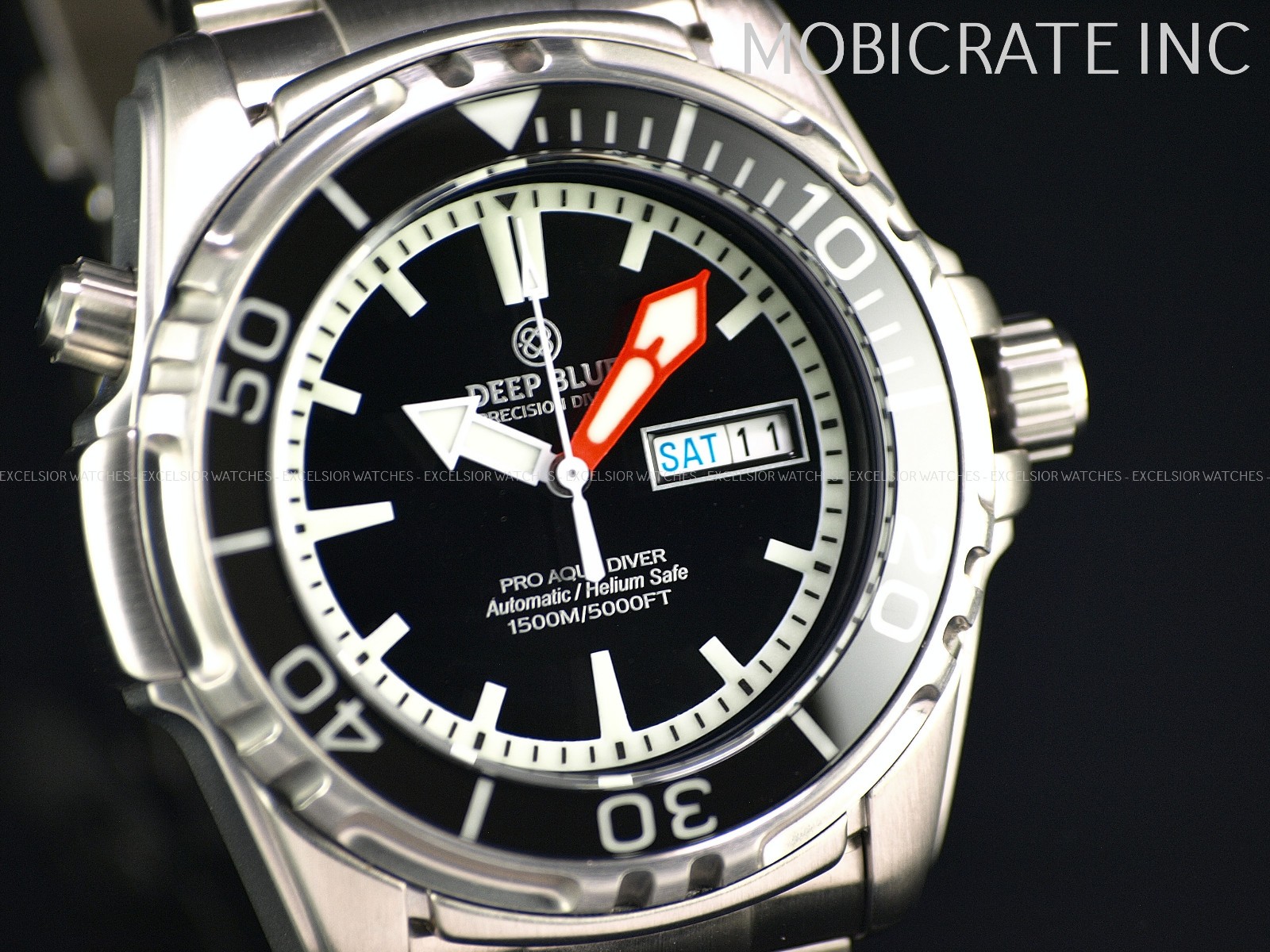 Rare Deep Blue Pro Aqua Men’s 45mm Automatic NH36 Sapphire Bezel & Crystal Watch