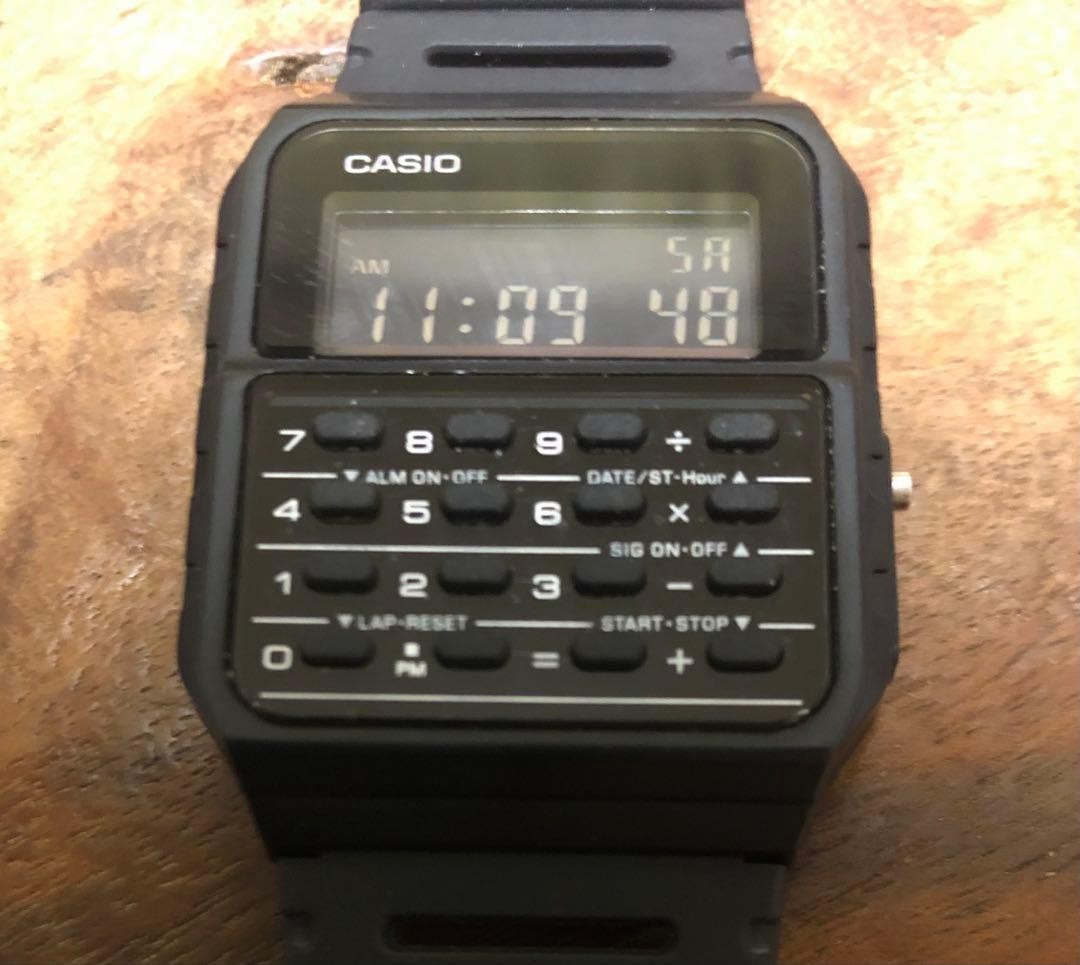 [Back to the Future Model] [CASIO] Calculator-equipped wristwatch “Databank