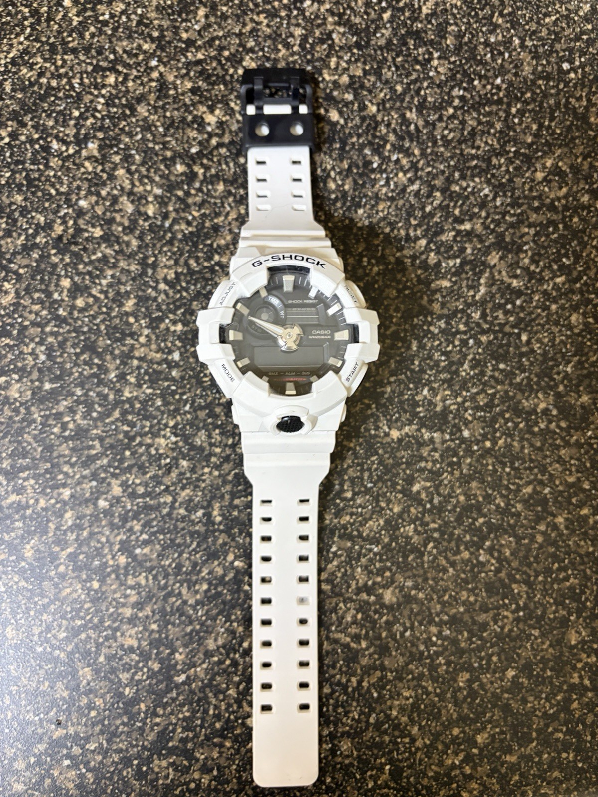 Casio Men’s G-Shock GA-700 Series Analog-Digital Watch White Resin
