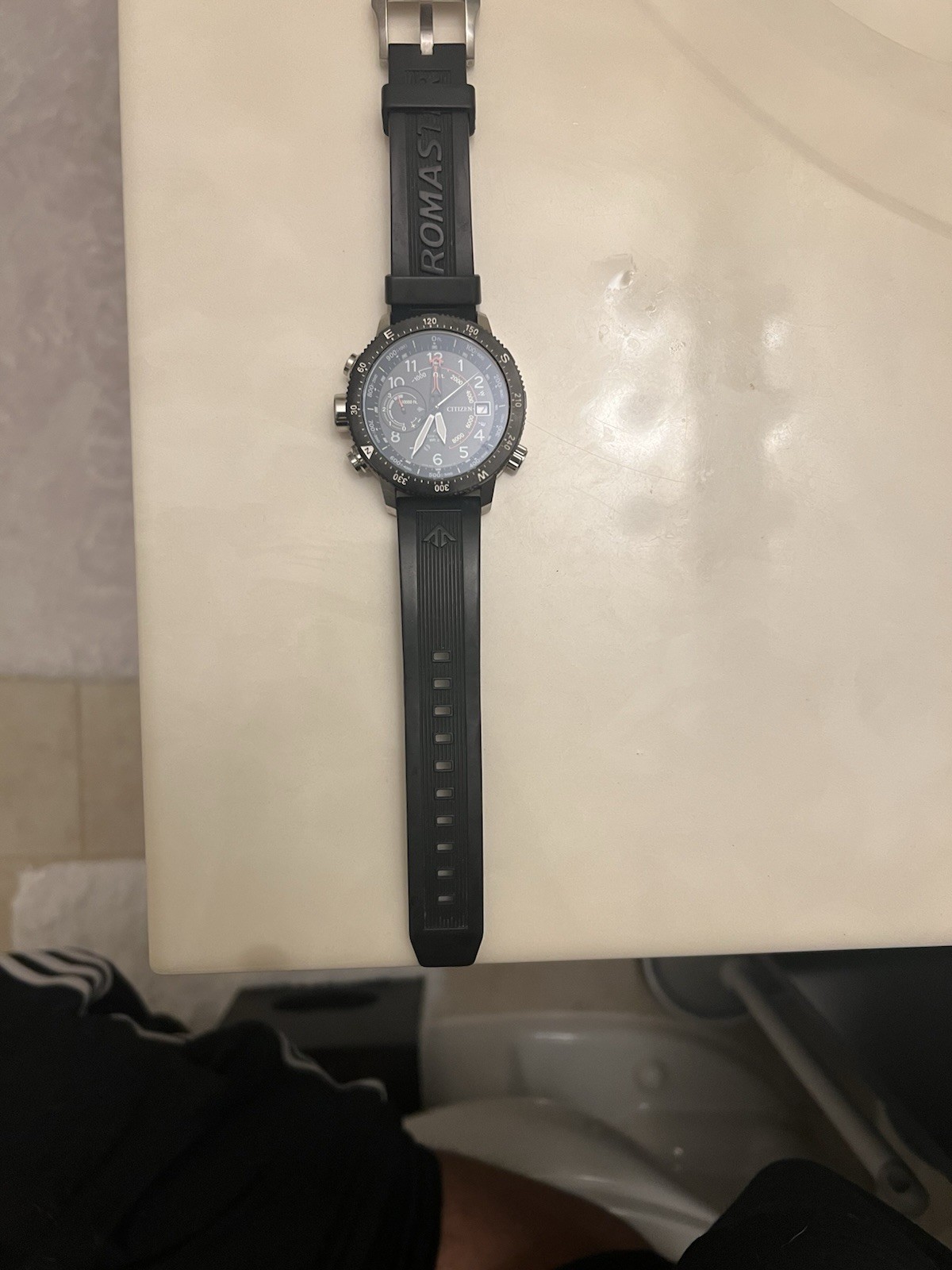 Citizen Promaster Eco-Drive Men’s Chronograph Date Black Dial Rubber Strap 200m