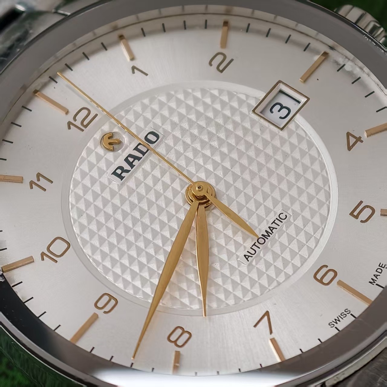Rado White Dial Centrix R30939143 Men’s Watch Automatic 38.1mm Date