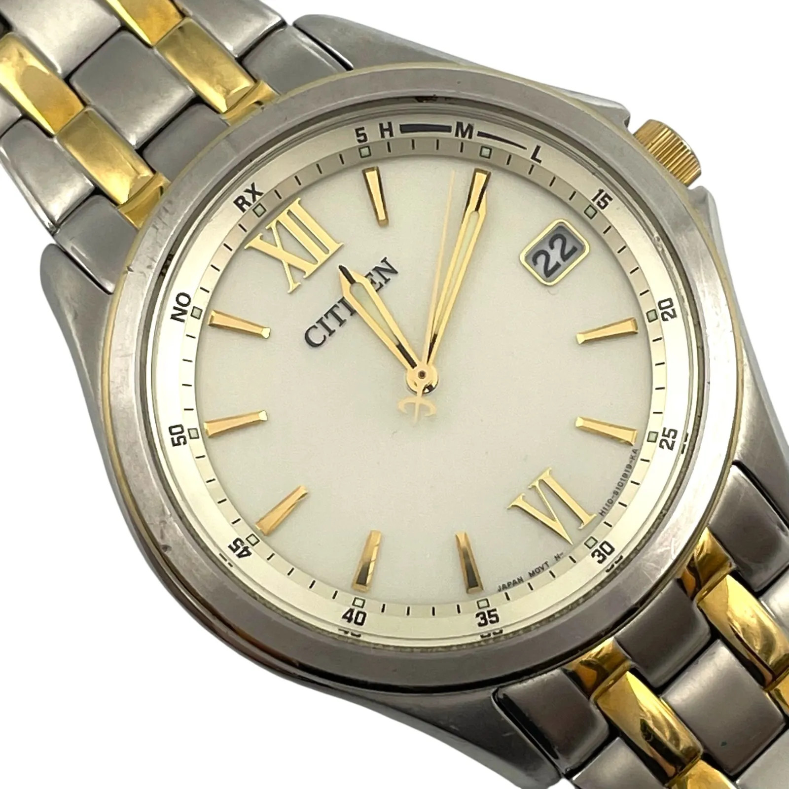 Fudo/Citizen CITIZEN Watch Radio Solar Eco Drive H110-S068789 Quartz 3-hand Two-