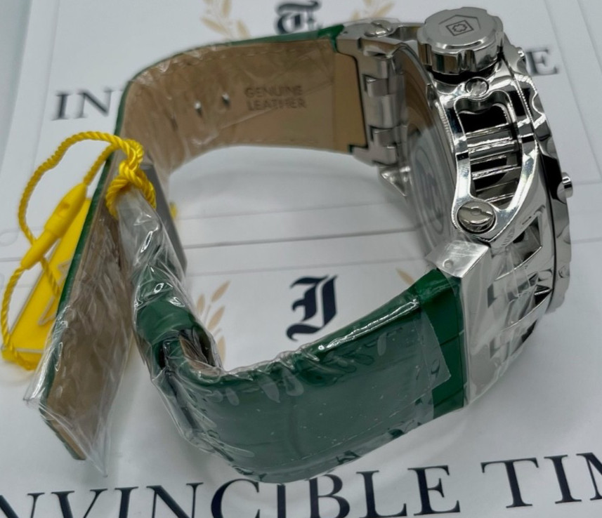 Invicta DC Comics Aquaman Auto Men’s Watch w/ MOP Dial 52mm Green/Steel (43912)