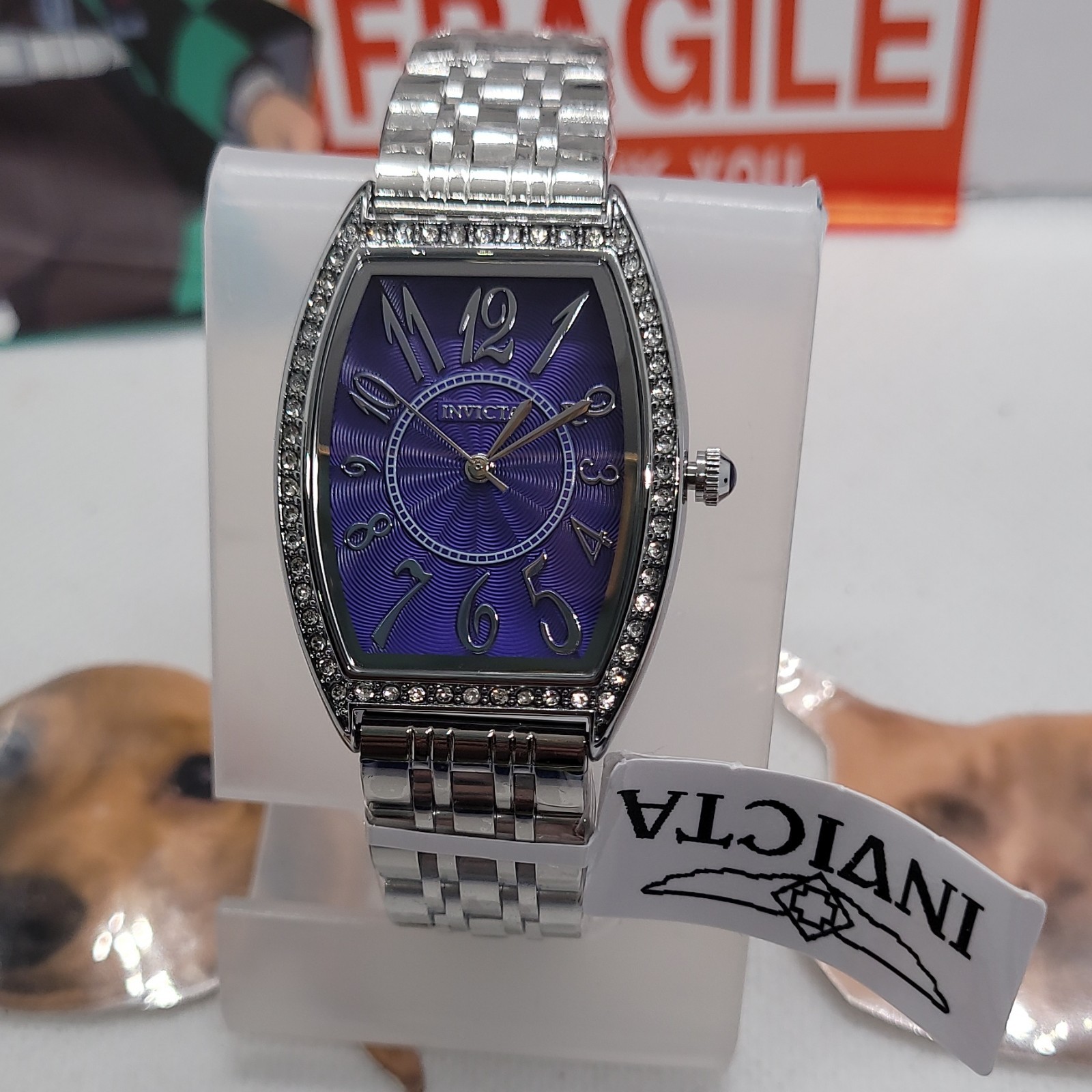 559 INVICTA WOMAN’S WILDFLOWER PETAL MODEL TONNEAU- SHAPE CASE 29MM