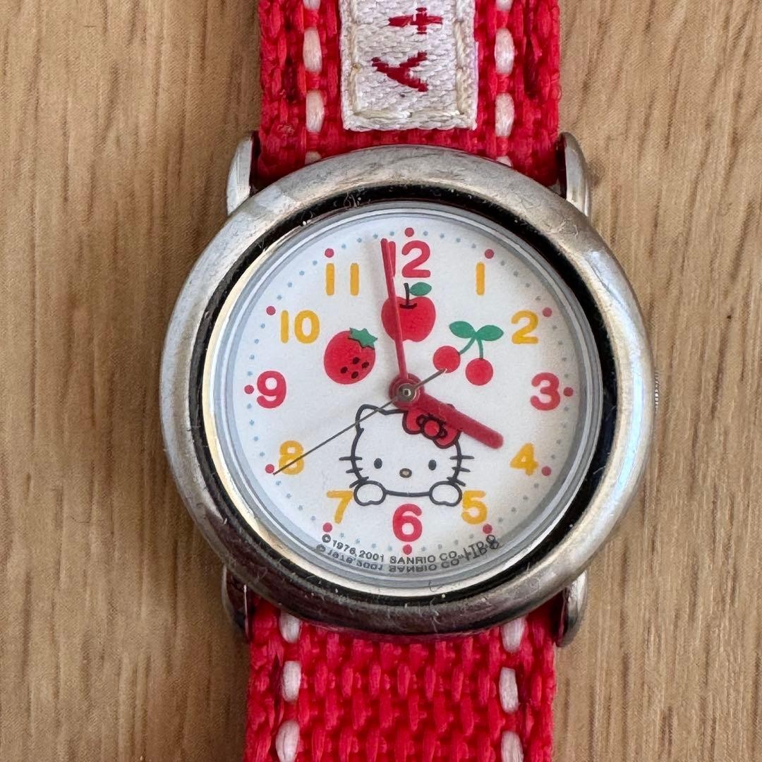 Citizen Hello Kitty Watch 1032-A44228 White Dial Working Retro Used