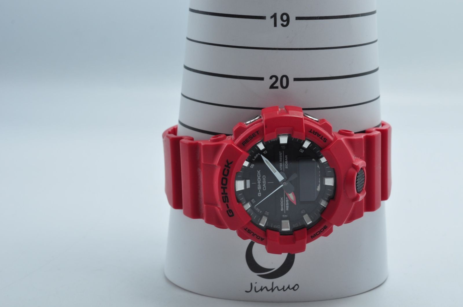 CASIO G-SHOCK GA-800 Watch Quartz Resin Case Resin Band Red Men’s Working