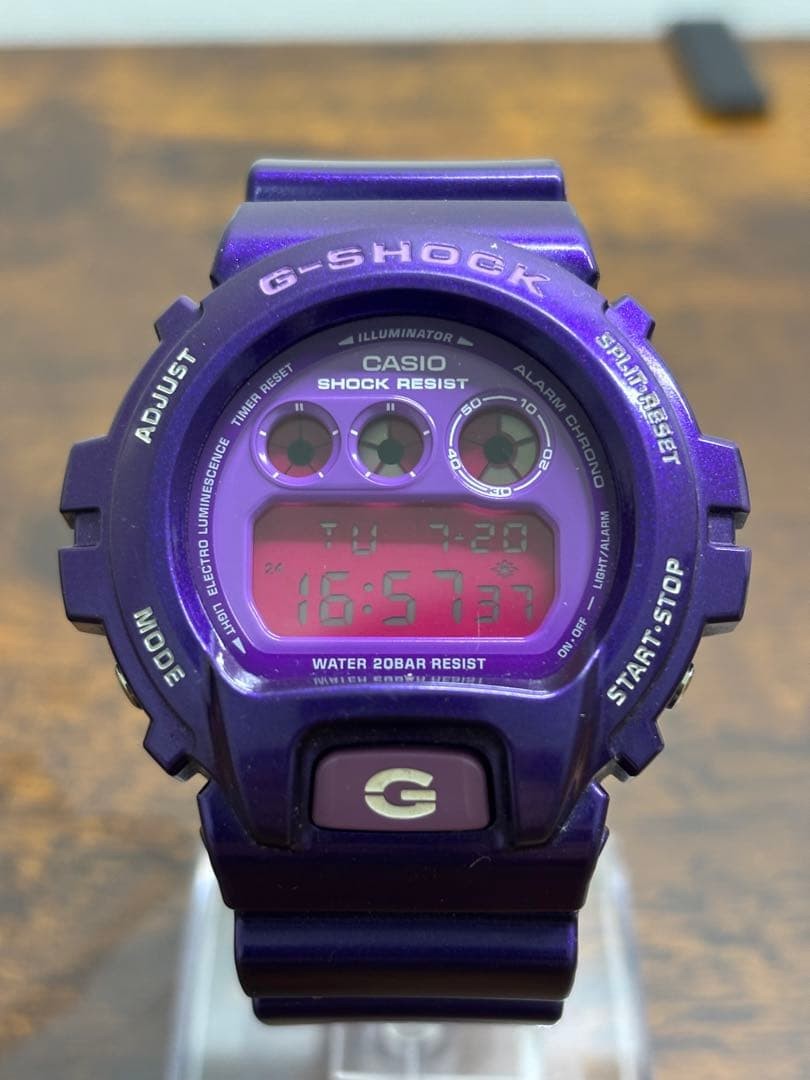 Good Condition G SHOCK DW 6900CC Crazy Color Purple
