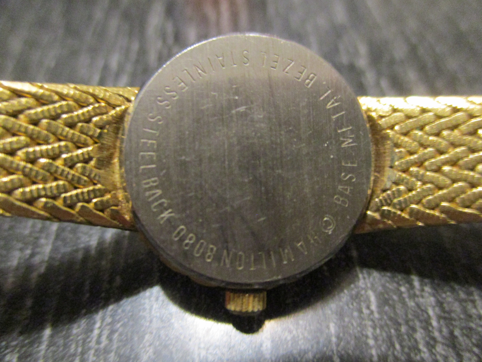 Vintage Hamilton Celebrity XC Wrist Watch Quartz Gold Silver Ladies Parts Repair