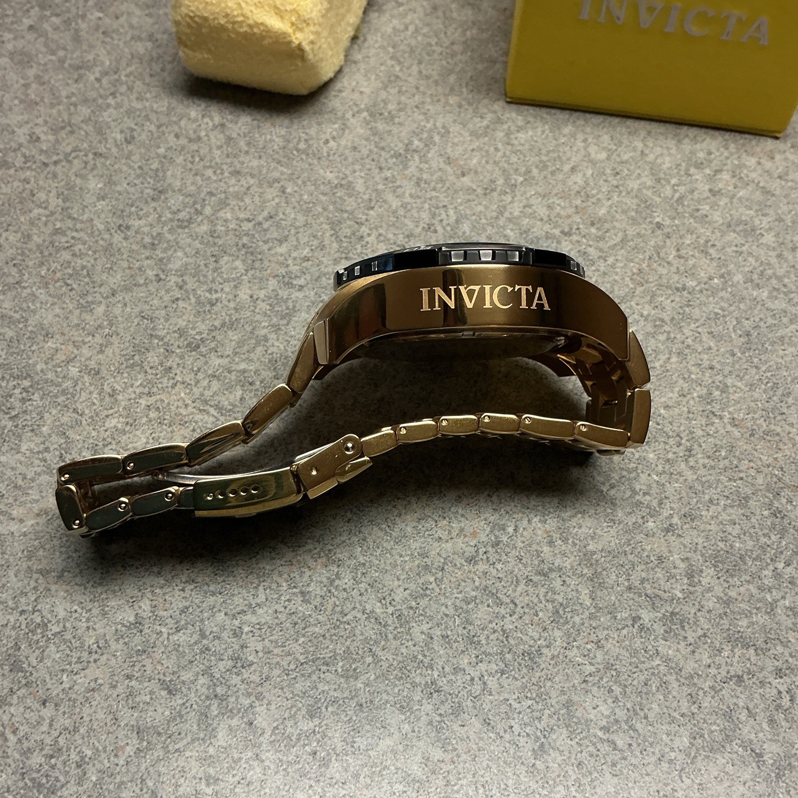 Invicta Stainless Steel Japan Chronograph 100m Water Resistant Model No. 24856