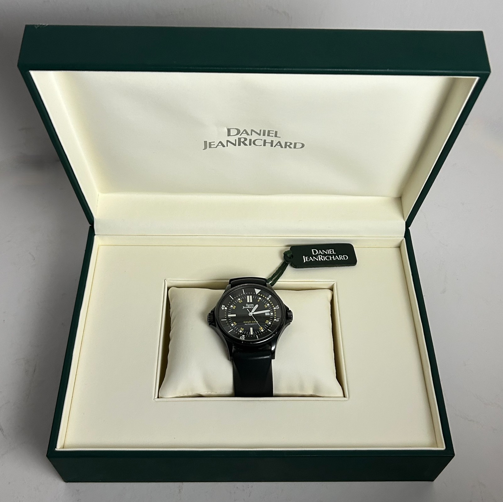 JeanRichard Diverscope 43mm PVD Auto Ref 24020 Full Set Box Papers
